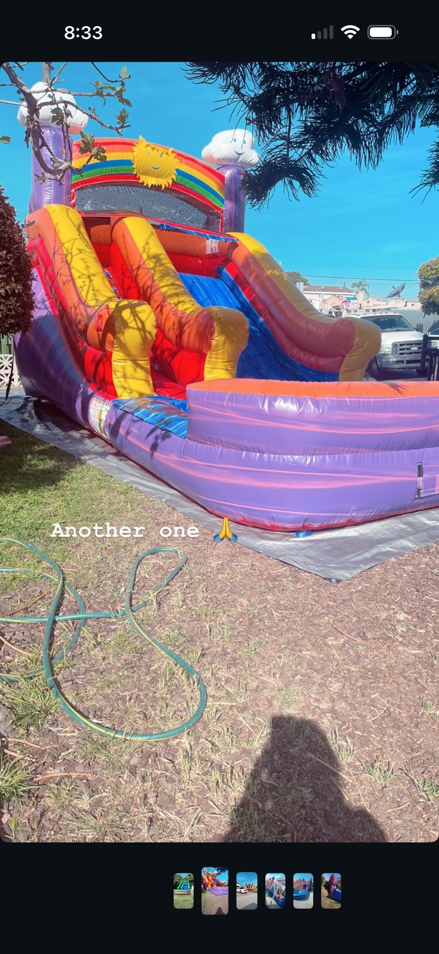 Rainbow Sun Water Slide 