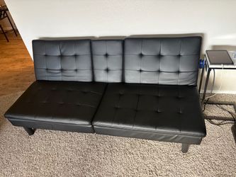 Mainstays Black Futon Sofa