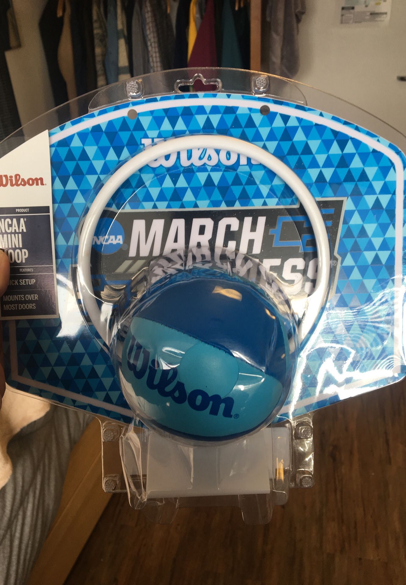 Limited edition March madness basketball hoop