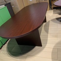 Conference Table 8’ Mahogany