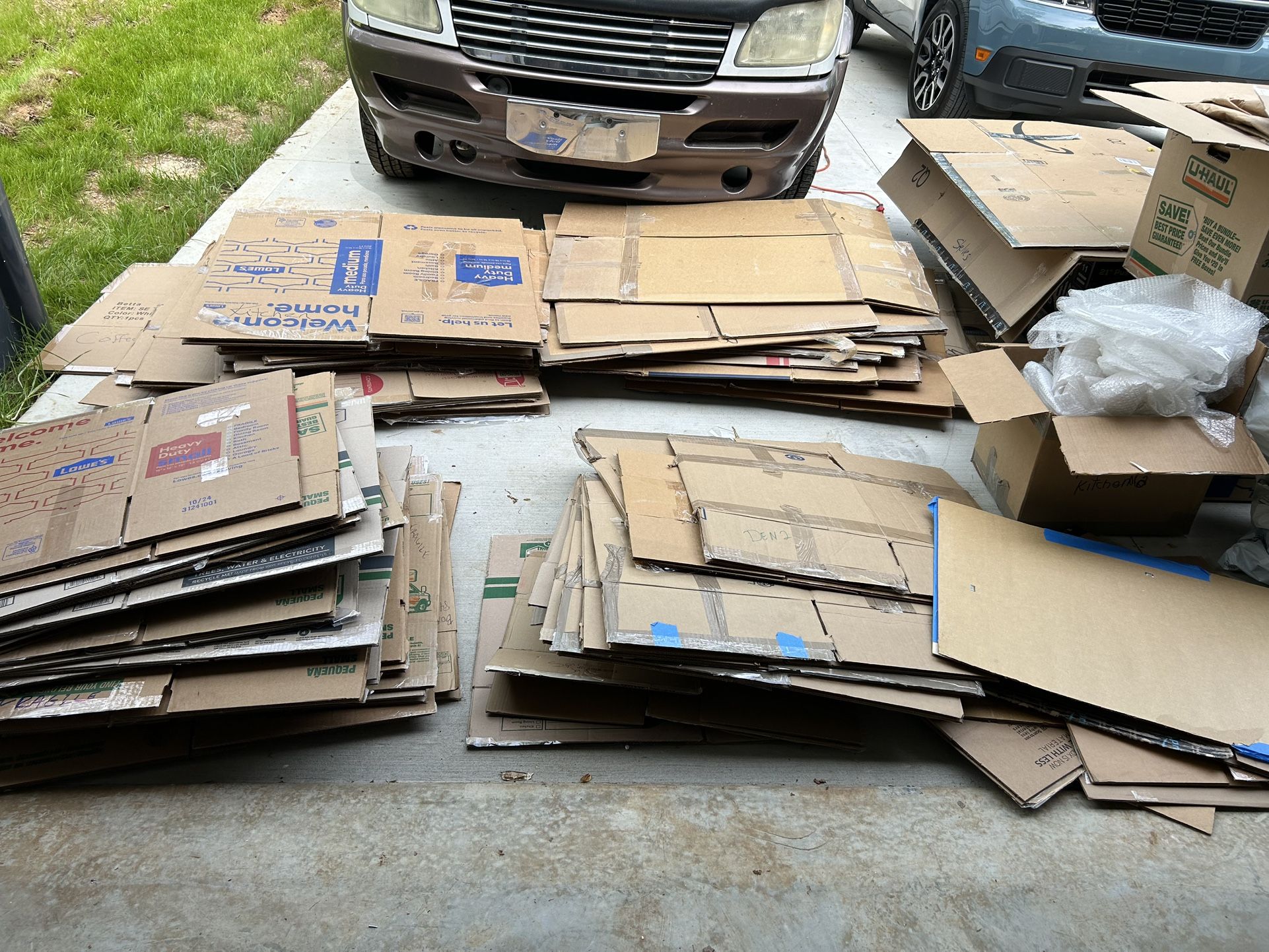 Moving Boxes And Materials