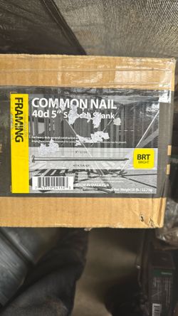Framing Common Nail 40d 5”smooth Shank 