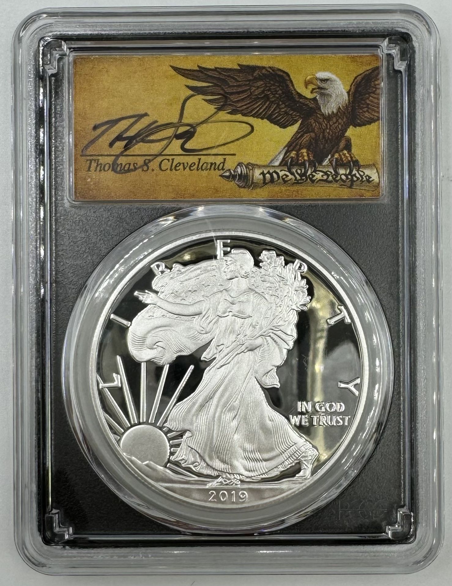 2019 W PCGS PR70DCAM Silver Eagle First Day Of Issue Denver...