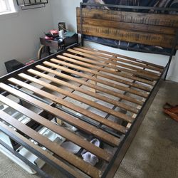 Queen Bed Frame With Storage Drawers