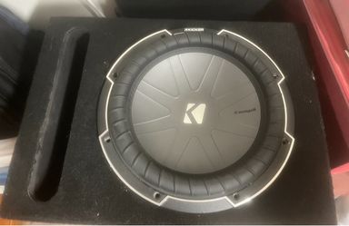 12” Kicker compQ w/vented box