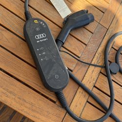 2 Two Audi e-tron OEM Portable EV Charger Level 1 And BougeRV Portable EV Charger Level 2 (240V) 