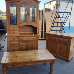 Tek Kitchen Hutch  coffee table Small Dresser