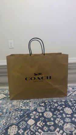 Coach shopping bag