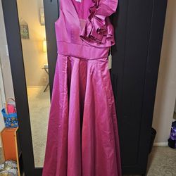 Fuschia Gown Dress, Prom, Xmas, Night Dress, Bridesmaid, Wedding $50