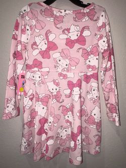 New Hello Kitty Girls Pink Dress Sizes 18 Months