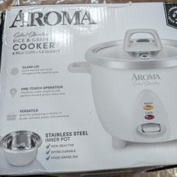 Aroma 6 Cups Electric Rice (Cooker Only)