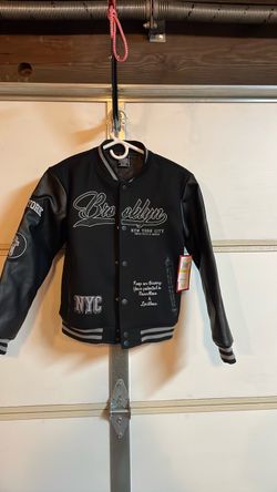 Brooklyn NYC Varsity Bomber Jacket Kids size medium