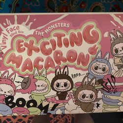 Labubu - “Exciting Macaron” - 4 Unopened Blind Boxes