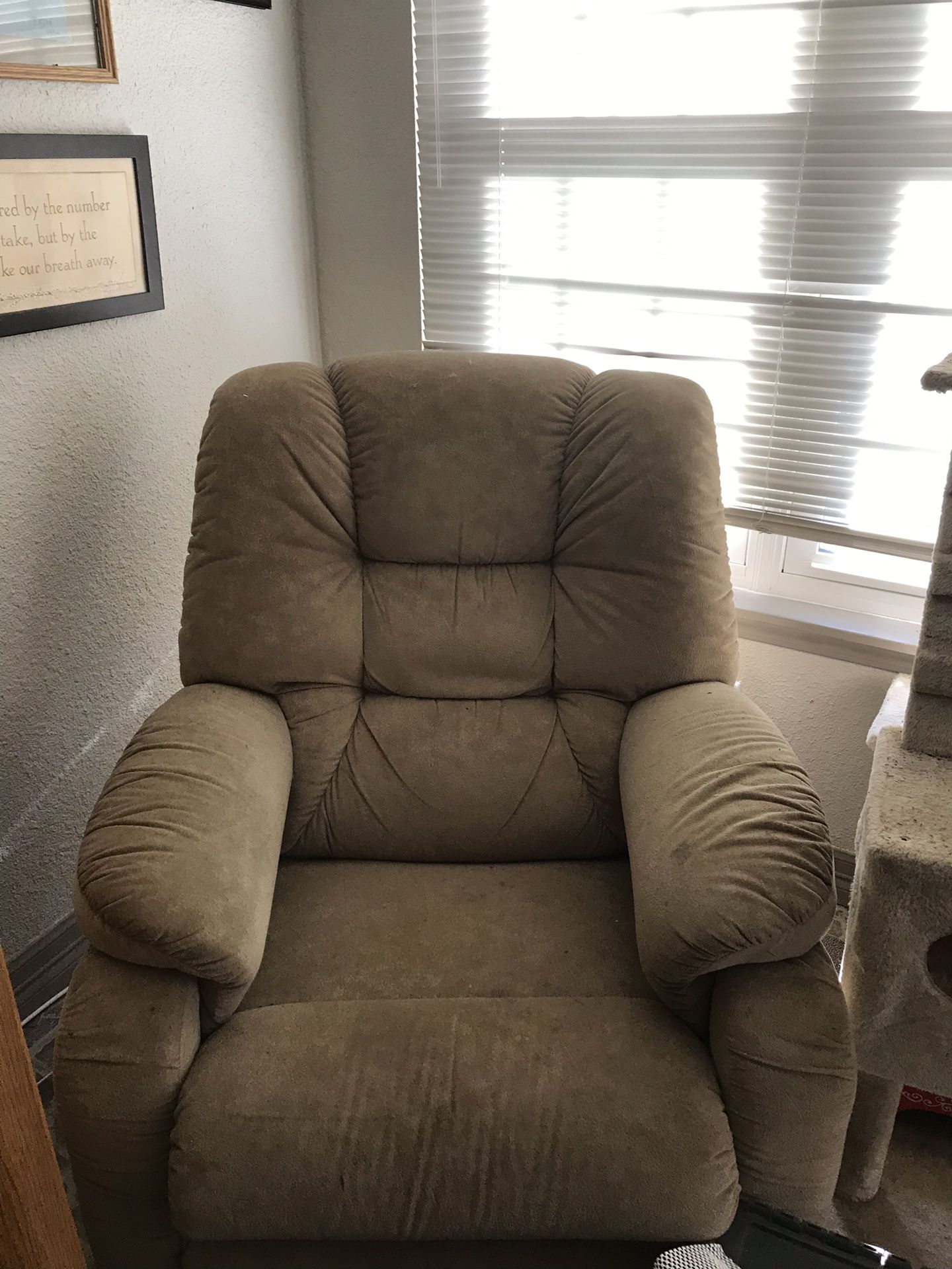 Have 2 Lazy Boy rocker / recliners. Beige in color . Needs light