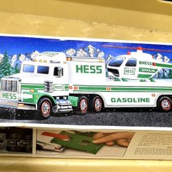 1990s HESS Toys -Truck & Helicopter 