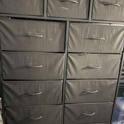 13 Fabric drawer dresser