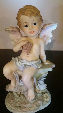 Vintage Cherub, 12 inches tall