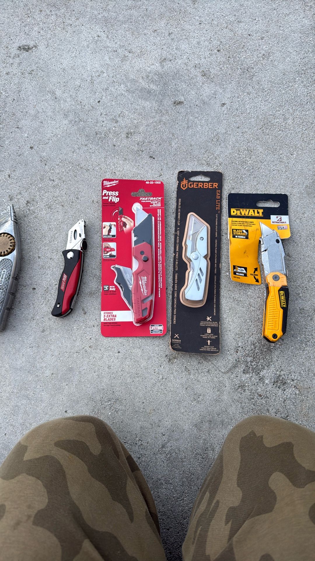 Milwaukee Dewalt Gerber 