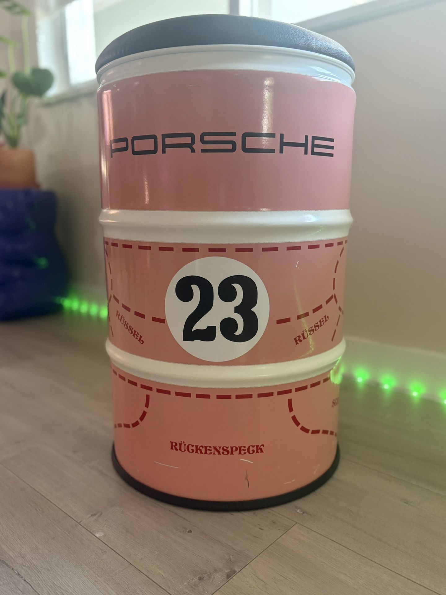 Porsche Garage Stool / Counter Stool
