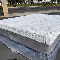 Full Organic Cool Gel Memory Foam!•••