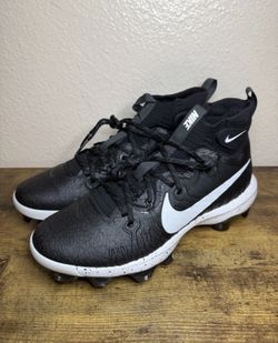Nike Alpha Huarache NXT MCS Black White Baseball Cleats Mens Sz 10 & 10.5 DJ6519-002