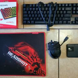 Mouse/Mousepad,Keyboard/Caps, SD,[READ DESC]