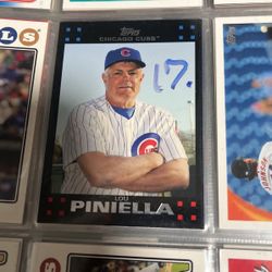 2007 Topps Lou Piniella Card
