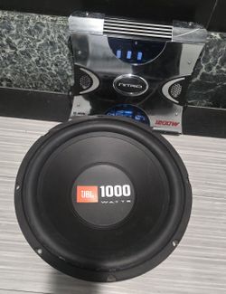 10 Inch Subwoofer X 2 Channel Amplifier