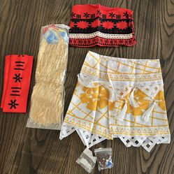 Moana Grass Skirt Toddler Costume