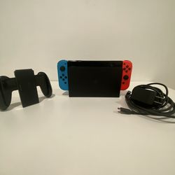 Nintendo switch oled red and blue joy cons