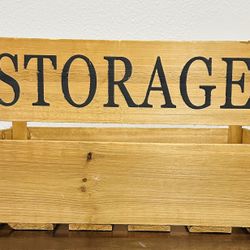 Like New-Decorative Wooden “Storage” Box