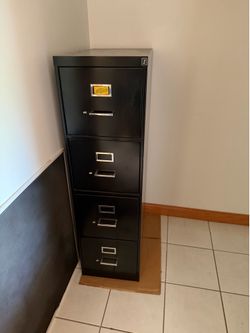 Metal file cabinet