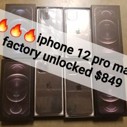 iPhone 12 Pro Max Factory unlocked 