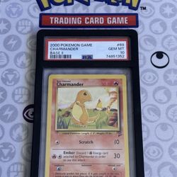 Pokémon Charmander Base Set 2 PSA 10