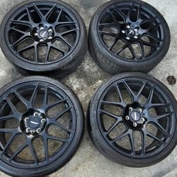 HYPERION 20in black wheels honda toyota nissan infinit mazda  5 lug 5x114.3