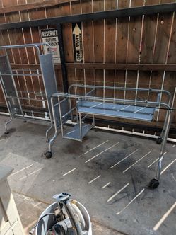 Desk and shelf