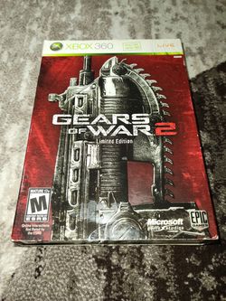Gears of war xbox 360 lot (2 Sealed games 1 limited edition) for