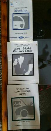 2001 ford mustang owner's manual