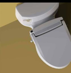 White Bidet Toilet Seat Attachment