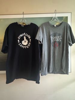 Cool men’s T-shirts hip hop rap T-shirt 2 , a pair  top
