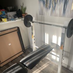 BENCH SET W/ Weights