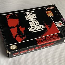 SNES Hunt For Red October - Nintendo 