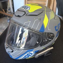 Shoei Rf-1400 Accolade Tc-10 Street Motorcycle Helmet Size L