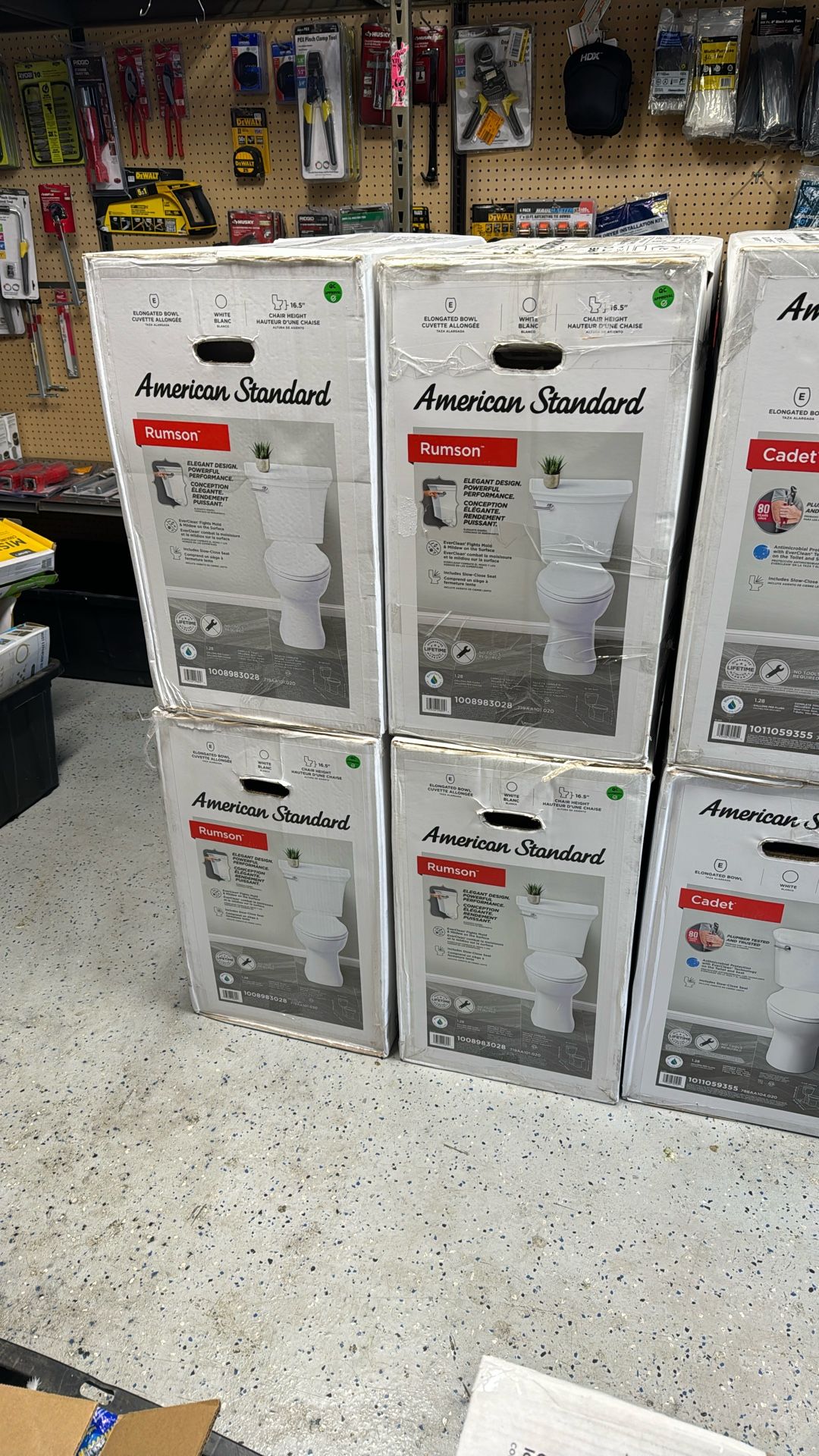 American Standard Rumson Elongated Toilet White