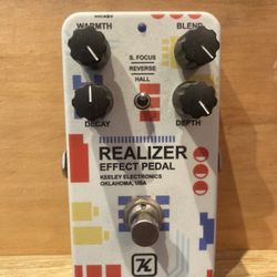 Keeley Realizer Reverberator Guitar Pedal Reverb FX