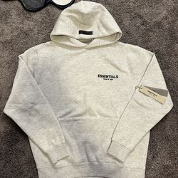 White essential  hoodie