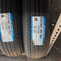 ST 225/75/15 Trailer Tires 10ply