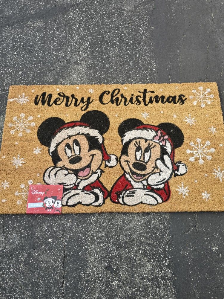 🎅 Mickey Mouse Christmas Doormat 🤶