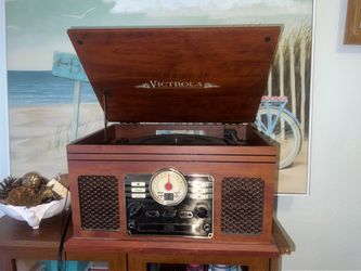 Victrola all-in-one Wooden Record Player