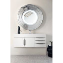 James Martin 48” Vanity and stone single sink top